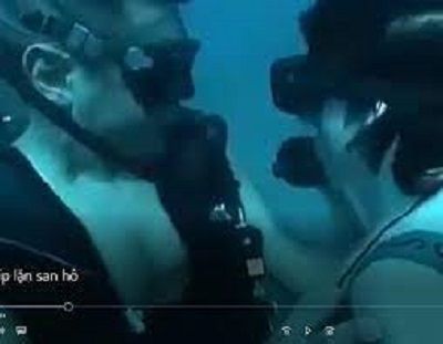 Video clip anh thư dưới biển